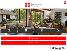 Tablet Screenshot of feel-at-home.co.za